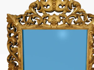 antique mirror z1 3D Model