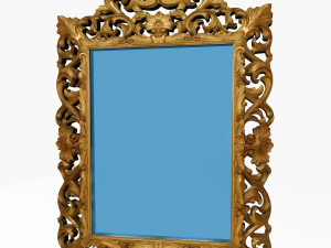 antique mirror z1 Modelo 3D