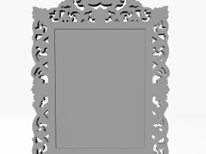 antique mirror z1 3D Model