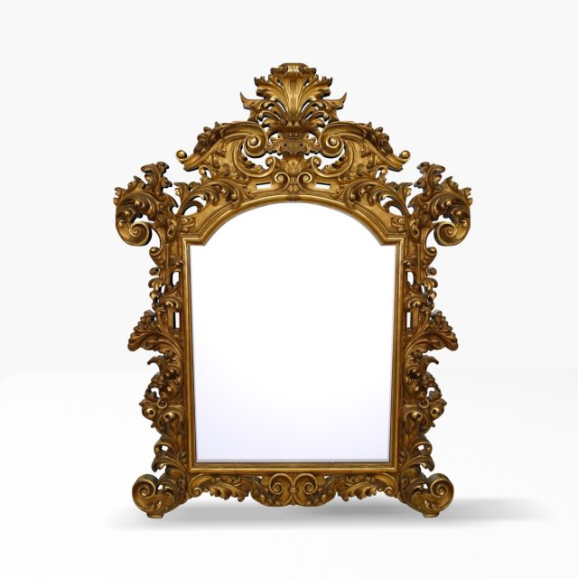antique mirror z2 3D Modell .c4d .max .obj .3ds .fbx .stl .blend