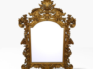 antique mirror z2 Modello 3D