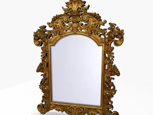 antique mirror z2 3D Model