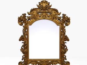 antique mirror z2 3D Model