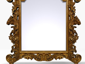 antique mirror z2 3D 모델