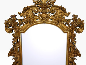 antique mirror z2 3D 모델