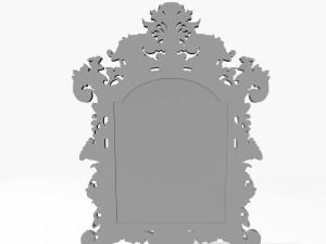 antique mirror z2 3D 모델