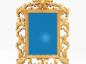 antique mirror z4 Model 3D
