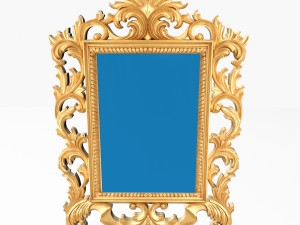antique mirror z4 Modèle 3D