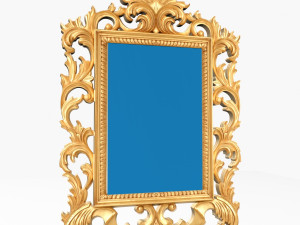 antique mirror z4 Modèle 3D