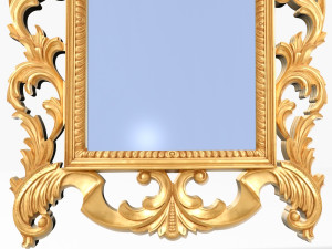 antique mirror z4 Modèle 3D