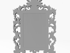 antique mirror z4 Modèle 3D