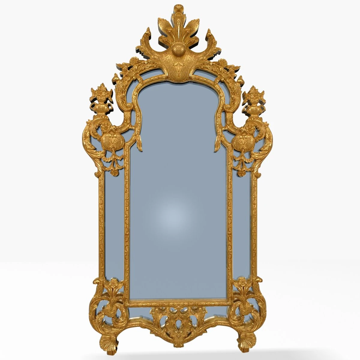 antique mirror z5 3D Model .c4d .max .obj .3ds .fbx .stl .blend