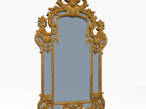 antique mirror z5 3D 模型