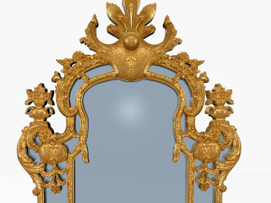 antique mirror z5 3D 模型
