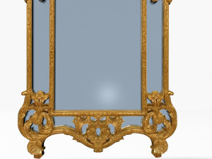 antique mirror z5 3D 模型