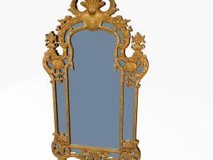 antique mirror z5 3D 模型