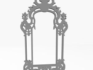 antique mirror z5 3D 模型