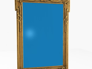 antique mirror z6 3D 模型