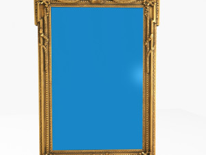antique mirror z6 Modello 3D