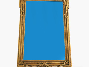 antique mirror z6 Modello 3D