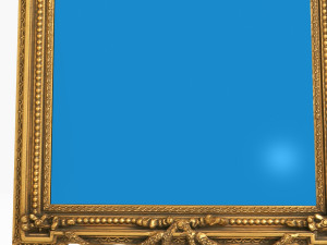 antique mirror z6 Modello 3D