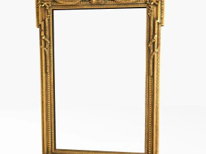 antique mirror z6 3D Model