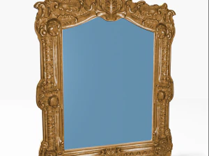 골동품 거울 3D 모델