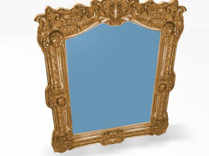 골동품 거울 3D 모델