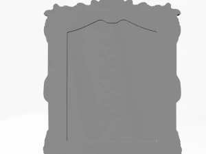 골동품 거울 3D 모델