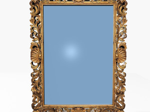 wall antique mirror 3D Model