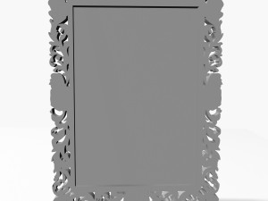 wall antique mirror 3D Model
