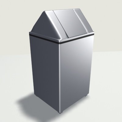 trash can 3D 모델 .c4d .max .obj .3ds .fbx .stl .blend 