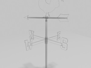 rooster weather vane 3D Model