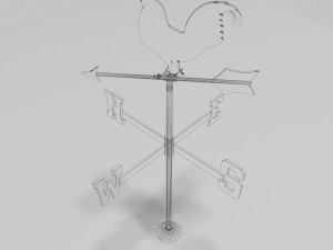 rooster weather vane 3D Model