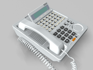 office desk phone 3D Model