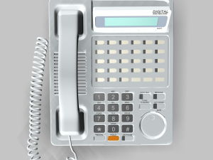 office desk phone 3Dモデル