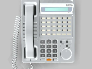 telefone de mesa de escrit&oacute;rio Modelo 3D