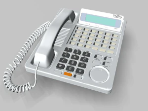 telefone de mesa de escrit&oacute;rio Modelo 3D