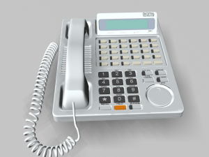 office desk phone 3Dモデル