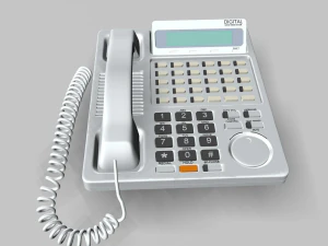 telefone de mesa de escrit&oacute;rio Modelo 3D