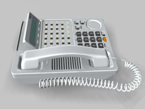 telefone de mesa de escrit&oacute;rio Modelo 3D