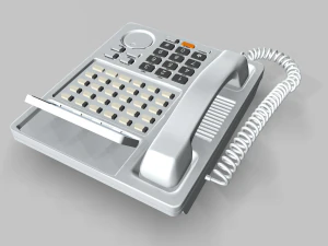 telefone de mesa de escrit&oacute;rio Modelo 3D