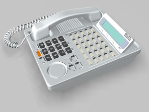office desk phone 3Dモデル