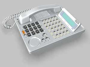 telefone de mesa de escrit&oacute;rio Modelo 3D