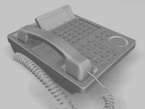 telefone de mesa de escrit&oacute;rio Modelo 3D