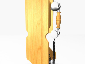 wall retro phone 3D Model