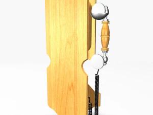 wall retro phone 3D Model