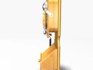 wall retro phone 3D Model