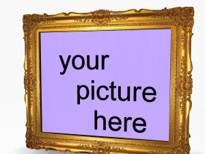 antique picture frame 3D Model