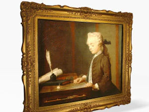 antique picture frame 3D Model